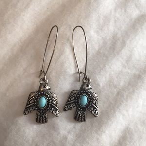 Aztec bird earrings 🦅